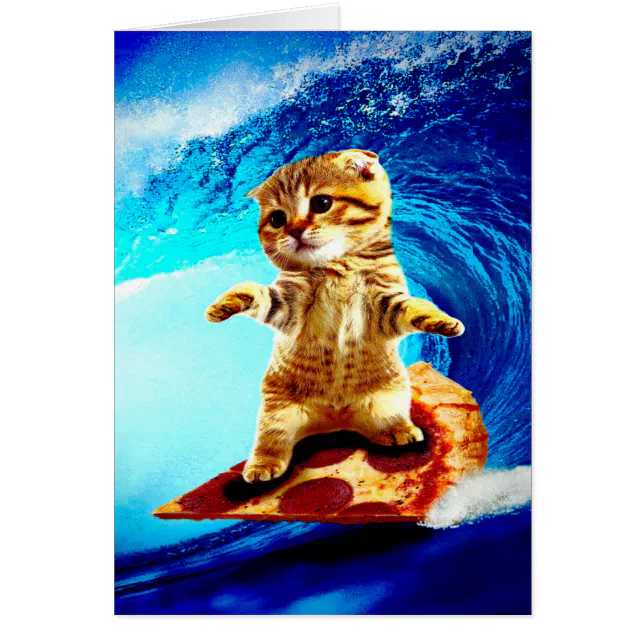 ピザサーフィン猫-波猫- surfcat
