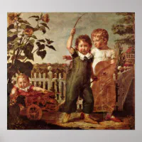 フィリップ・オットー・ルンゲ – The Hulsenbeck children ポスター