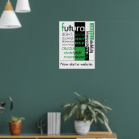 フューチュラタイポグラフィポスター ポスター | Zazzle.co.jp