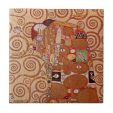 クリムト　タイルアート7 グスタフのクリムトCeramics金女性 タイル | Zazzle.co.jp