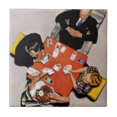アートノイズルバイノーマンロックウェル タイル | Zazzle.co.jp