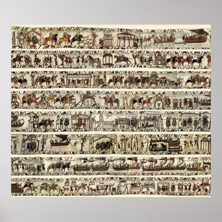 バイユー「ヘイスティングズの戦い」ゴブラン織りタペストリー - 絵画