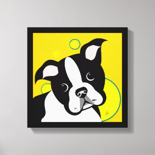 ボストン テリアウォールアート&デコレーション | Zazzle JP