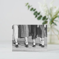 ボビーソックス， 1953 ポストカード | Zazzle.co.jp