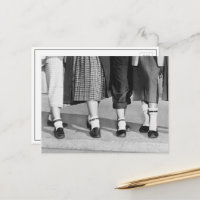 ポストカード ボビーソックス， 1953 ポストカード | Zazzle.co.jp