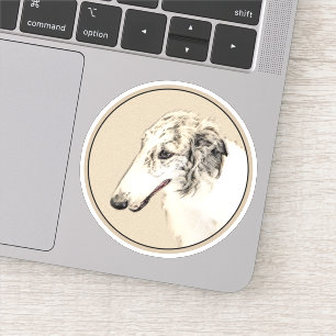ボルゾイシール | Zazzle JP