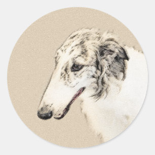 ボルゾイシール | Zazzle JP