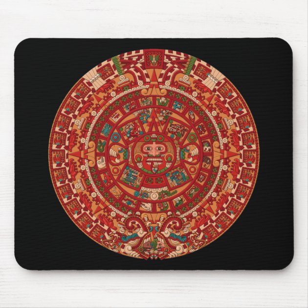 マヤの(アステカな)カレンダーの車輪 マウスパッド | Zazzle.co.jp