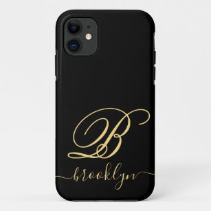 黒金 ゴールドiPhoneケース | Zazzle JP