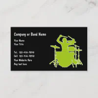 ミュージックバンド名刺 名刺 | Zazzle.co.jp