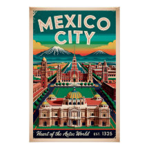 メキシコ デザインポスター&プリントデザイン・印刷 │ Zazzle JP