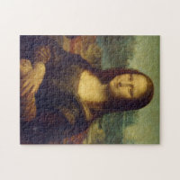 モナ・リザ-レオナルド・ダ・ヴィンチ ジグソーパズル | Zazzle.co.jp