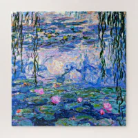 モネ – 睡蓮（ピンク） 1919絵画s ジグソーパズル | Zazzle.co.jp