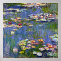 睡蓮 1916/クロード モネ/ポスター モネ睡蓮1916ポスター ポスター | Zazzle.co.jp