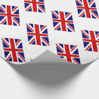 ユニオンジャックラッピング紙とイギリス国旗 ラッピングペーパー