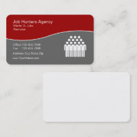 ユニークな職業安定所の名刺 名刺 | Zazzle.co.jp