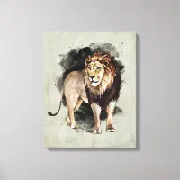 アフリカアートライオン【画家 サイン入り】(7)