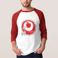 ラグランTシャツ（赤） Tシャツ | Zazzle.co.jp