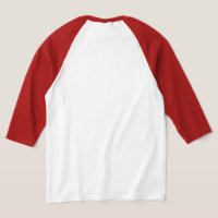 ラグランTシャツ（赤） Tシャツ | Zazzle.co.jp