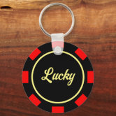 カジノのポーカー用のチップKeychain キーホルダー | Zazzle.co.jp