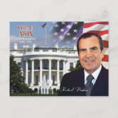 リチャード・M・ニクソン大統領の辞任状 ポストカード | Zazzle.co.jp