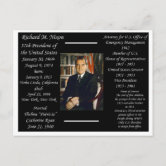 リチャード・M・ニクソン大統領の辞任状 ポストカード | Zazzle.co.jp