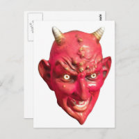 アンティークデビル 悪魔　サタン Devil ポストカード　ミッドセンチュリー ビンテージ デビル 悪魔 サタン Devil ミッドセンチュリー