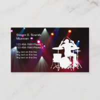ロックミュージックバンドの名刺 名刺 | Zazzle.co.jp
