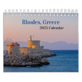 カレンダー-ギリシャの島 カレンダー | Zazzle.co.jp