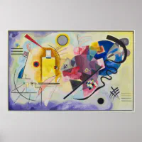 ワシリーカンディンスキー |黄 – 赤 – 青 – 1925 ポスター