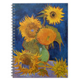 ビンセント・ヴァン・ゴッホ |ひまわり， 1888 ノートブック | Zazzle
