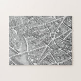 パリの地図1581年 ジグソーパズル | Zazzle.co.jp