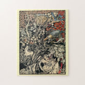 ヴィンテージアンジンbyアーサー・ラッカム ジグソーパズル | Zazzle.co.jp