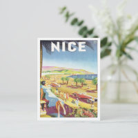 ヴィンテージニースフランス ポストカード | Zazzle.co.jp