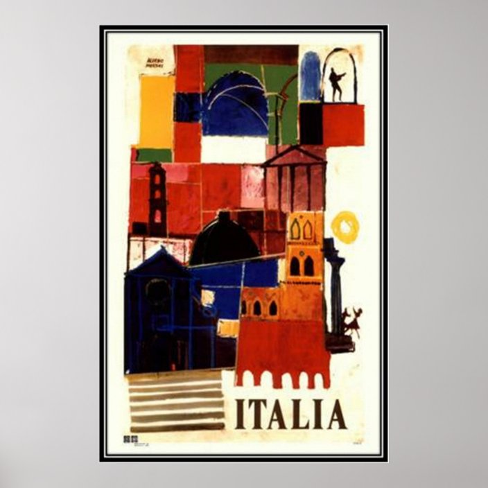イタリアのアンティーク特大ポスターコレクション