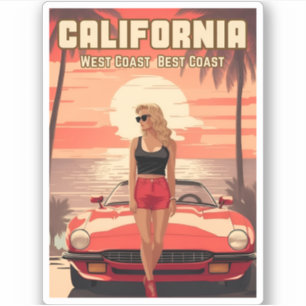 サンタ モニカシール | Zazzle JP