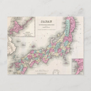 日本 地図ポストカード| Zazzle.co.jp