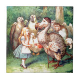 不思議の国のアリスからのドードーの鳥 タイル | Zazzle.co.jp