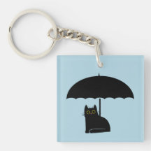 猫 シルエットキーホルダー | Zazzle JP