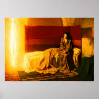 受胎告知， 1898 by Henry Ossawa Tanner ポスター | Zazzle.co.jp
