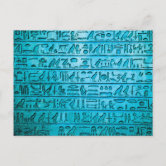 エジプト文字、アルファベット記号 ポストカード | Zazzle.co.jp