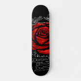スケートボードバラ完 バラ スケートボード | Zazzle.co.jp