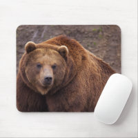 ヒグマ　マウスパッド 大きいコディアックヒグマ マウスパッド | Zazzle.co.jp