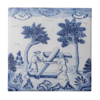 大工伝統的付きデルフトタイル–33 タイル | Zazzle.co.jp