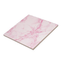 大理石ピンクホワイト タイル | Zazzle.co.jp