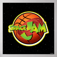宇宙JAM™バスケットボールロゴ ポスター | Zazzle.co.jp