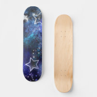 宇宙背景（星） スケートボード | Zazzle.co.jp