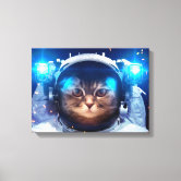 キャンバス アクリル絵の具 宇宙ねこちゃん - メルカリ