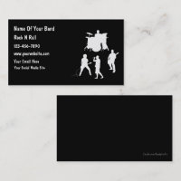 安いミュージシャンバンド名刺 名刺 | Zazzle.co.jp