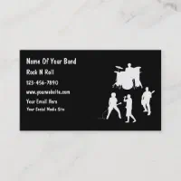 安いミュージシャンバンド名刺 名刺 | Zazzle.co.jp